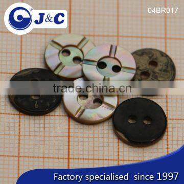 J&C Brown MOP Shell Buttons,pearl Shell Buttons for Fashion Shirt.BR016, BR017 photo-4