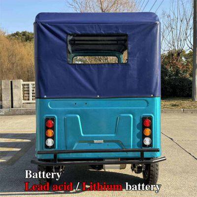 Hot Selling China Price Tuk Tuk Moto Taxi 1000w Eletricycle Passenger Tricycle Electric Rickshaw in China photo-3