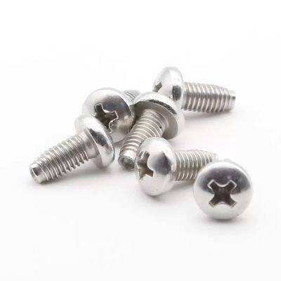 GB 6560 304 stainless steel cross recessed pan head triangular thread self tapping screws