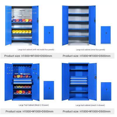 Cold Rolled Steel Warehouse Tool Locker Powder Coated Finish Anti-Corrosion