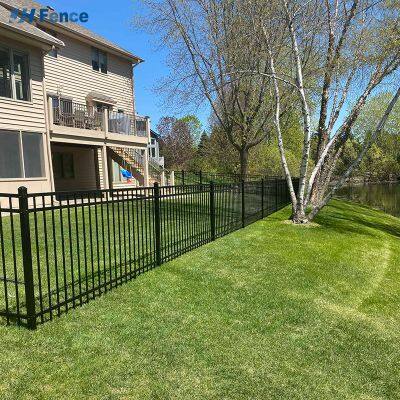 6 футов углеродистой стали, покрытой порошковой краской, современный защитный забор, экологически чистый, защищающий от грызунов, водонепроницаемый, легко собираемый наружный забор