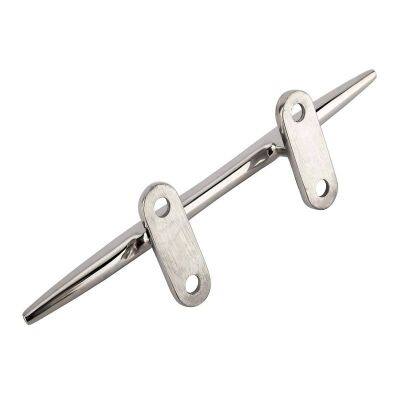 Marine Grade Mirror Polish Boat Stainless Steel Cleat Yacht Cleat Hollow Base Cleat photo-3