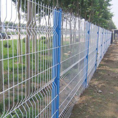 3D Curved Security Wire Mesh for Industrial Compound Walls - 2.0mm Wire, PVC Coated Option photo-2