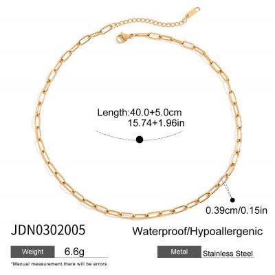 Gold Plated Safety Pin Pendant Necklace for Women Key Lock Cross Charm Necklace Stainless Steel Chain Jewelry Gift