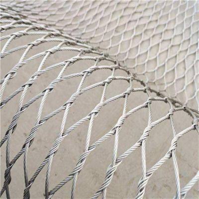 316L Marine Grade Stainless Steel Rope Mesh - Diamond Weave Pattern