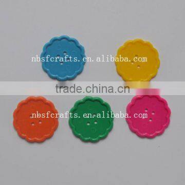 4 Hole Multicolor Kid Plastic Sewing Button for Kids Clothing