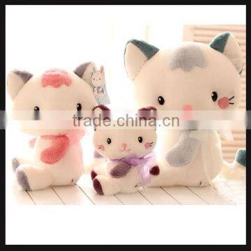 cute bule cat plush toy various size