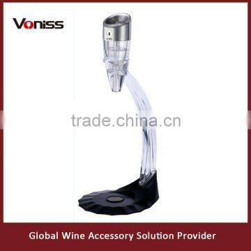 Adjustable Aerator Wine Set Stainless Steel Wine Aerator Set 2015 New Arrival, Available for Red and White Wine Dishwasher Safe