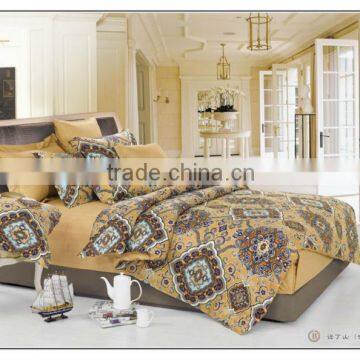 European Pattern Print Cotton Duvet Quilt Cover Set photo-2