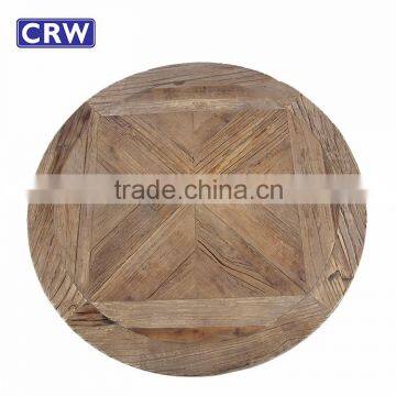 RE-1623 Reclaimed Rough Wood Top Furniture Rustic Coffee Table photo-3