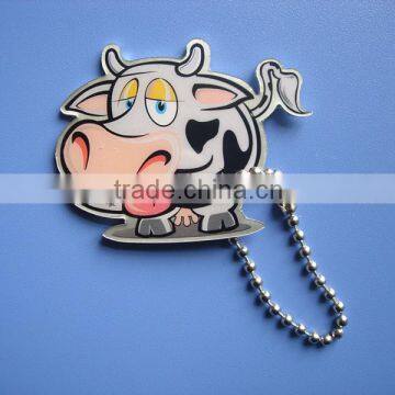 Offset Print Dairy Cor Handbag Ballchain Dog Tag Label