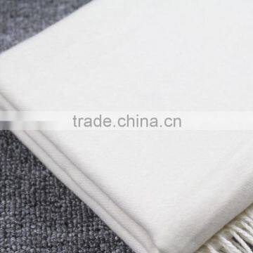 Best Selling Winer Warm Woman Fashion Tassel Plush Plain Cashmere Pashmina Quality Choice photo-2