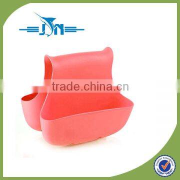 Hot selling keep drying bathroom plastic sponge holder with suction cup with CE certificate