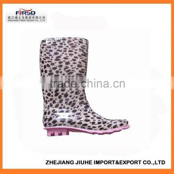 Leopard, Flower and Pattern Kids Children PVC Rain Boot for Kids