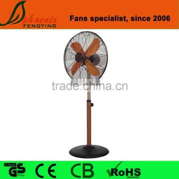 Stainless steel metal retro decorative fan