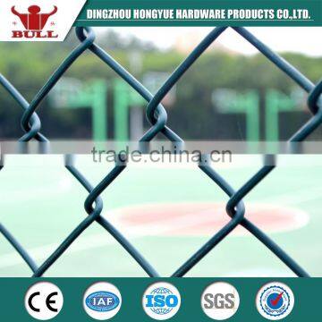 thick wire pvc coated chain link fence