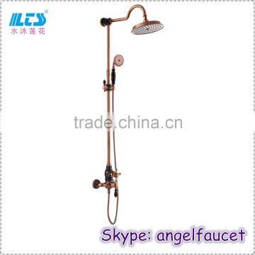 Hot Selling Shower Column Set Rainfall Shower Faucet Bathroom Design