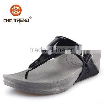 pu outsole 2015 fashion flip flops pvc jelly shoes ladies sandals cheap plastic shoes