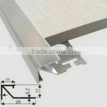 aluminum polishing flooring profile for Tile Trim