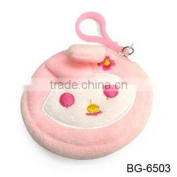 hot sale promotional plush custom coin purse