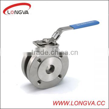 stainless steel high performace Wafer Ball Valve made in china