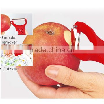 ABS+S/S+PS 15*6.5 Kitchen accessories stainless steel fruit peelers/carrot peeler/fruit peeler slicer