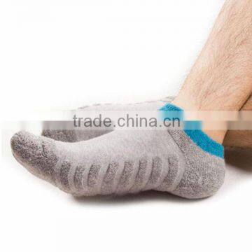 New fashion terry inside out custom logo wholesale cheap low cut heat thermal socks