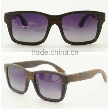 Manufacturer wholesale natural ebony wooden sunglasses