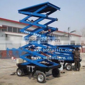 4-18m(mobile)movable scissor lift table