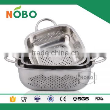 Chaozhou Nobo stainless steel colander with handle