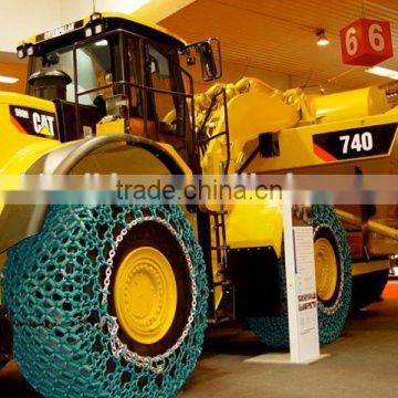 Hot sale tyre protection chain for Komatsu truck