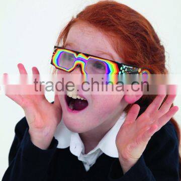 2015 Newest Popular Amazing Plastic Diffraction Glasses Smiley photo-3