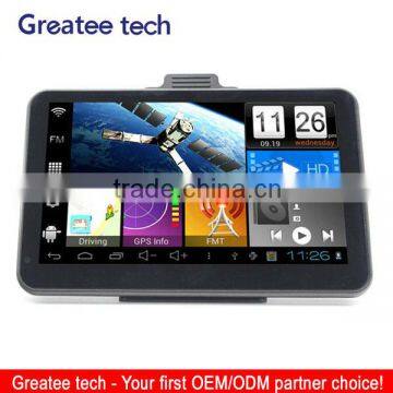 GS720 7 inch android GPS navigator capactive screen wifi avin dual camera dvr recorder