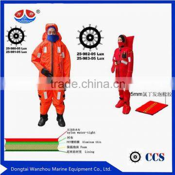 solas immersion suit/immersion suit/thermal insulation immersion suit