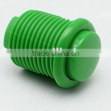 24mm green plastic arcade game machine push button electric pushbutton switch sonic arcade game machine push button