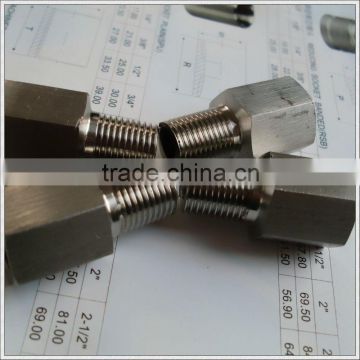 male female reducing barb fitting stainless steel