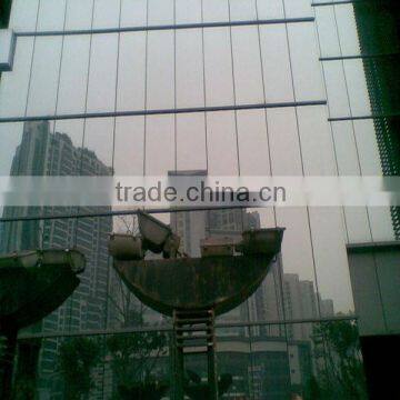 aluminium curtain wall panels double glazed