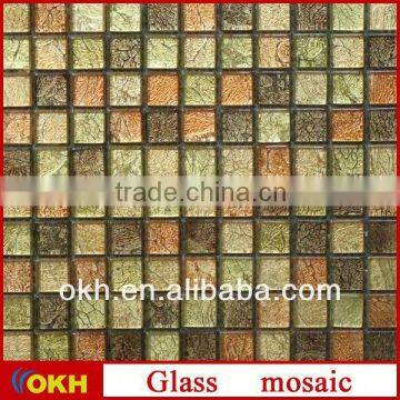 Decorative glass tile mosaic