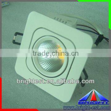 10W COB LED Square downlight,Led downlight square housing