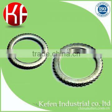 32mm milled edge circular lock ring /electrical conduit connector/ conduit fittings