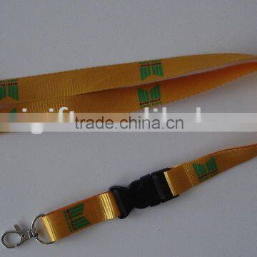 shiny nylon lanyard