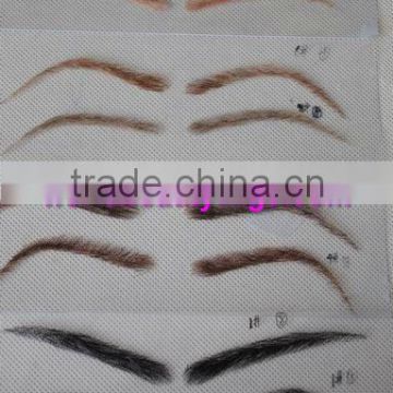 quality lace base human hair eyebrows