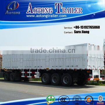 hot sale Aotong brand cargo van semi trailers for sale