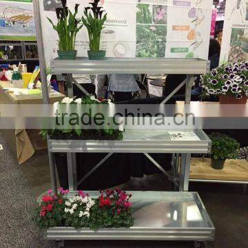 aluminium alloy display racks, aluminium show racks