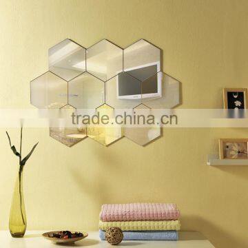 cheap cut frameless small mirror pieces DIY mirror