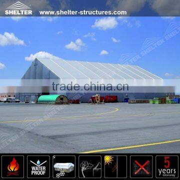 30x50m PVC Film Tarpaulin Industrial Hall Tent with clear span structures workshop tent