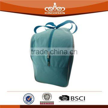 China Wholesale Light Blue 600D Trolley Luggage Bag photo-4