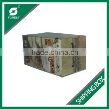 SINGLE WINE BOTTLES PAPER SHIPPING BOX LUXURY WINE CORRUGATED SHIPPING BOX photo-3