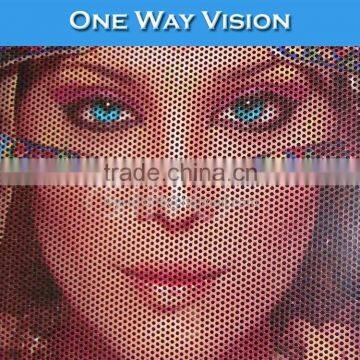 PVC Material Removable Glue One Way Vision View Transparent Window Film