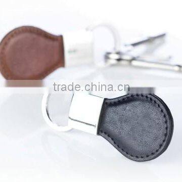 Leather Key Fob Drop/ Leather Key Chain (SA8000, BSCI, ICTI, WCA Accredited Factory)